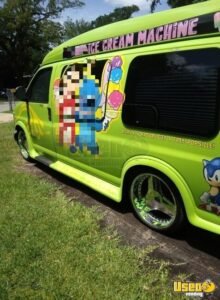 2000 Chevrolet Express Ice Cream Truck – Eye-Catching Gulf Coast Unit
